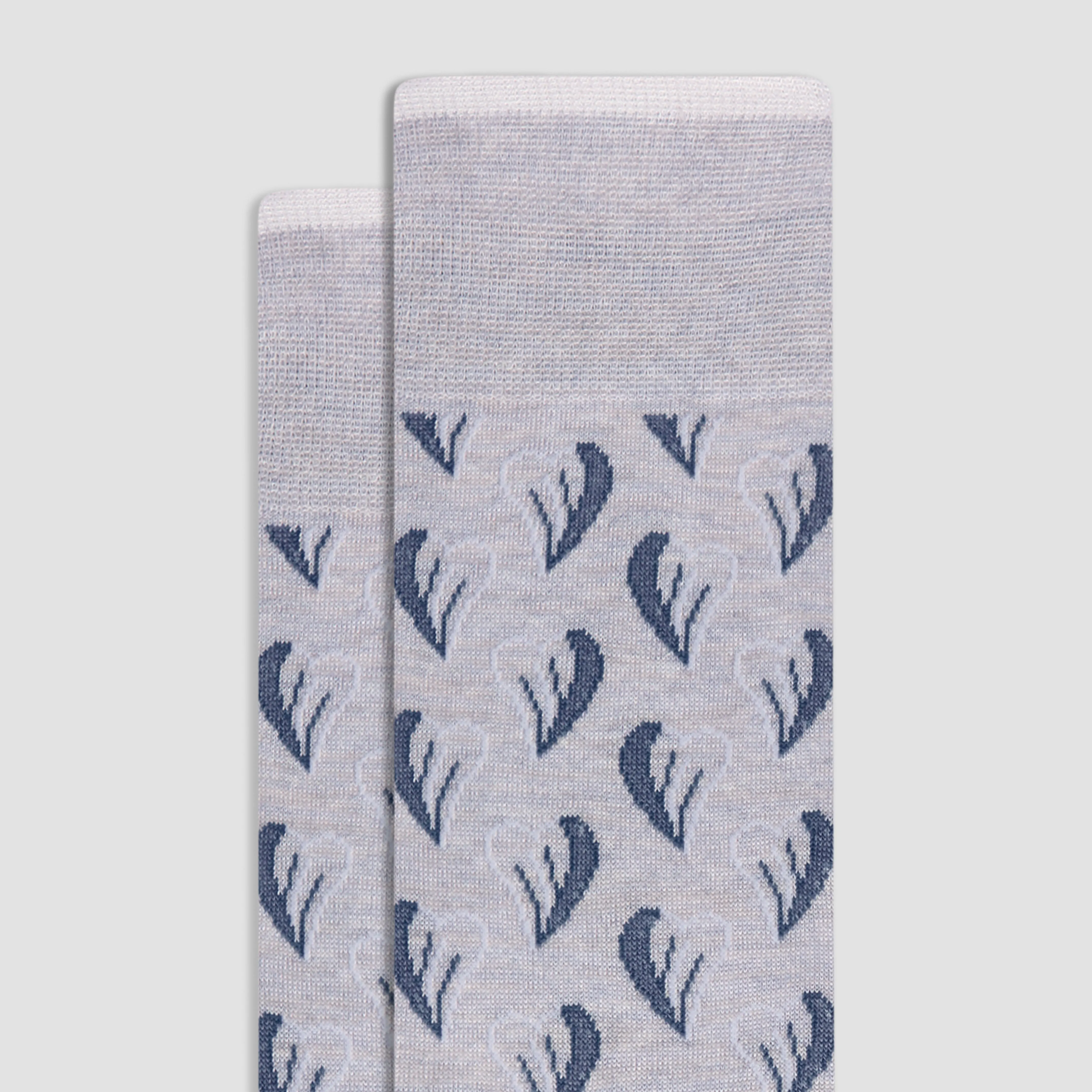 Heart Mid-Calf Socks