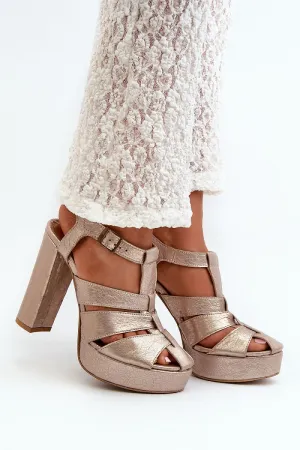 Heel sandals