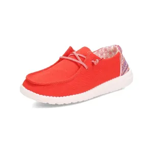 Hey Dude Girls Wendy Youth Aztec Red Shoes