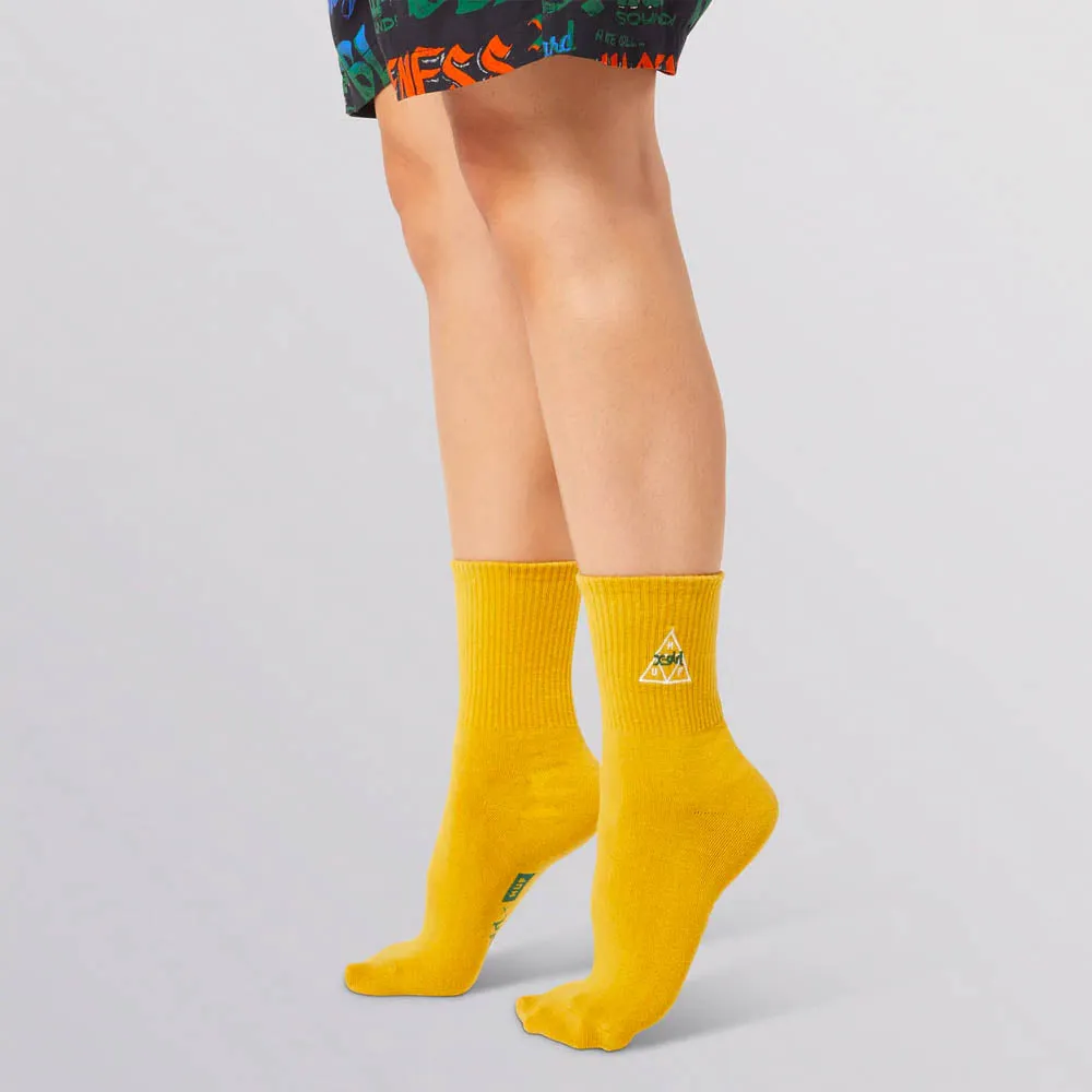 Huf - X-Girl 1/4 Socks Mustard
