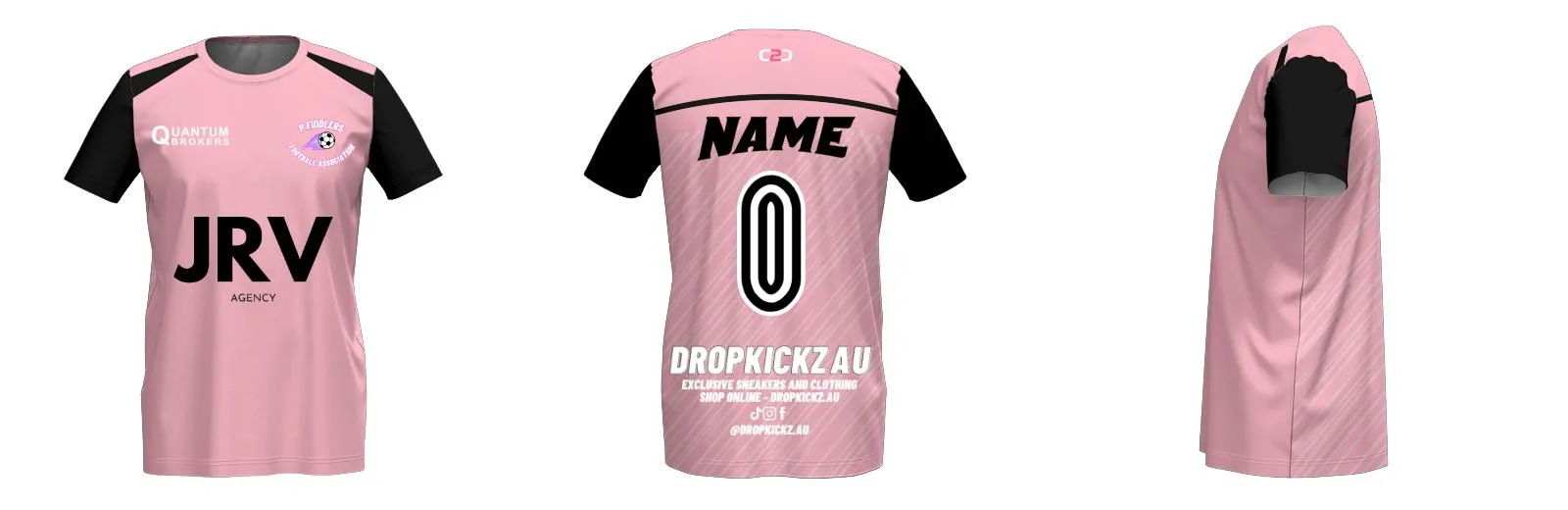 Ice Ray Core Soccer Jersey Crew Neck Design Your Own Custom