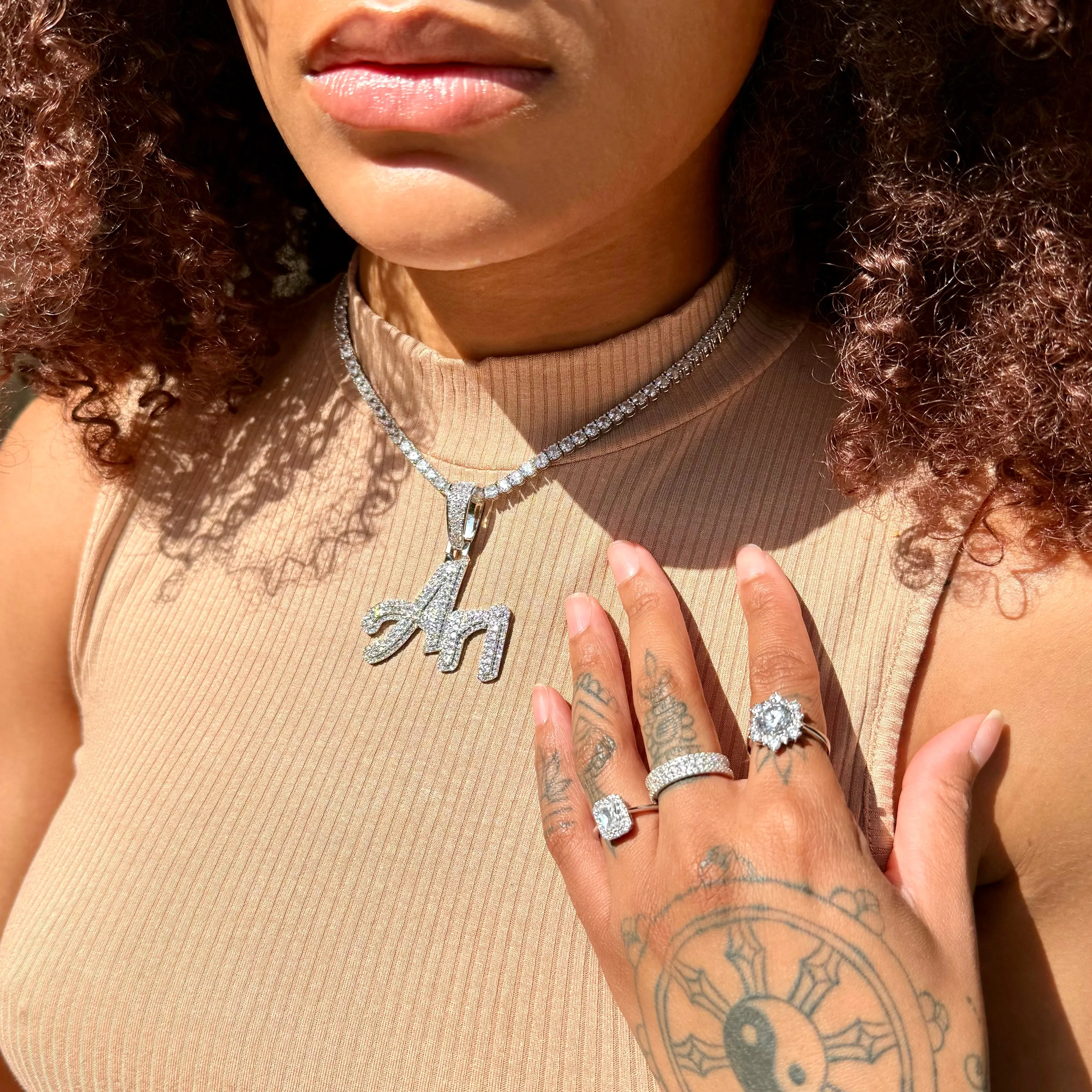 Icy Custom Name Tennis Necklace
