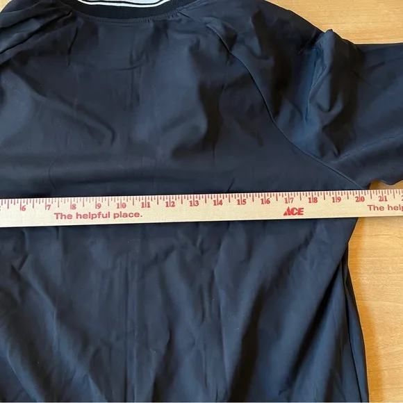 J MCLAUGHLIN ELETTRA FULL ZIP JACKET NYLON BLEND VARSITY STRIPES ATHLETIC M