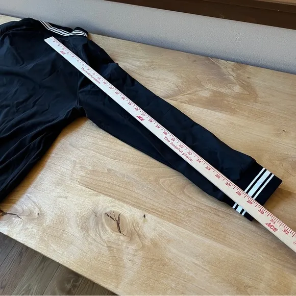 J MCLAUGHLIN ELETTRA FULL ZIP JACKET NYLON BLEND VARSITY STRIPES ATHLETIC M
