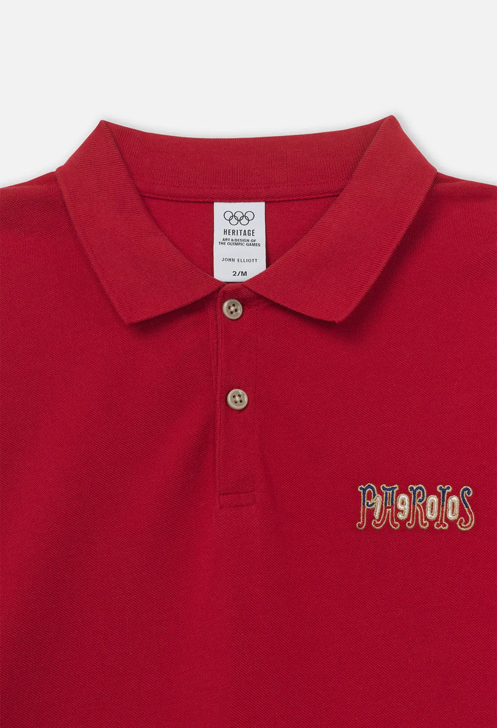 John Elliott x Olympic Heritage Paris Polo / Red