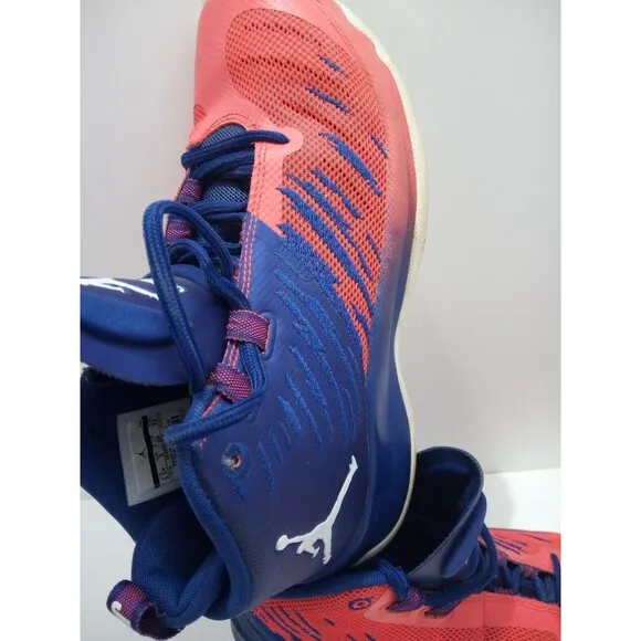 Jordan Superfly 5 Royal Blue/Infrared, Used Size 5.5Y 7 Woman's