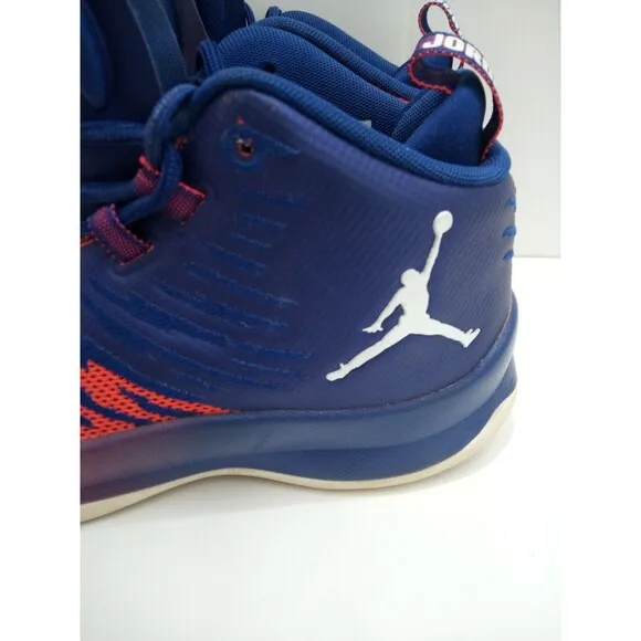 Jordan Superfly 5 Royal Blue/Infrared, Used Size 5.5Y 7 Woman's