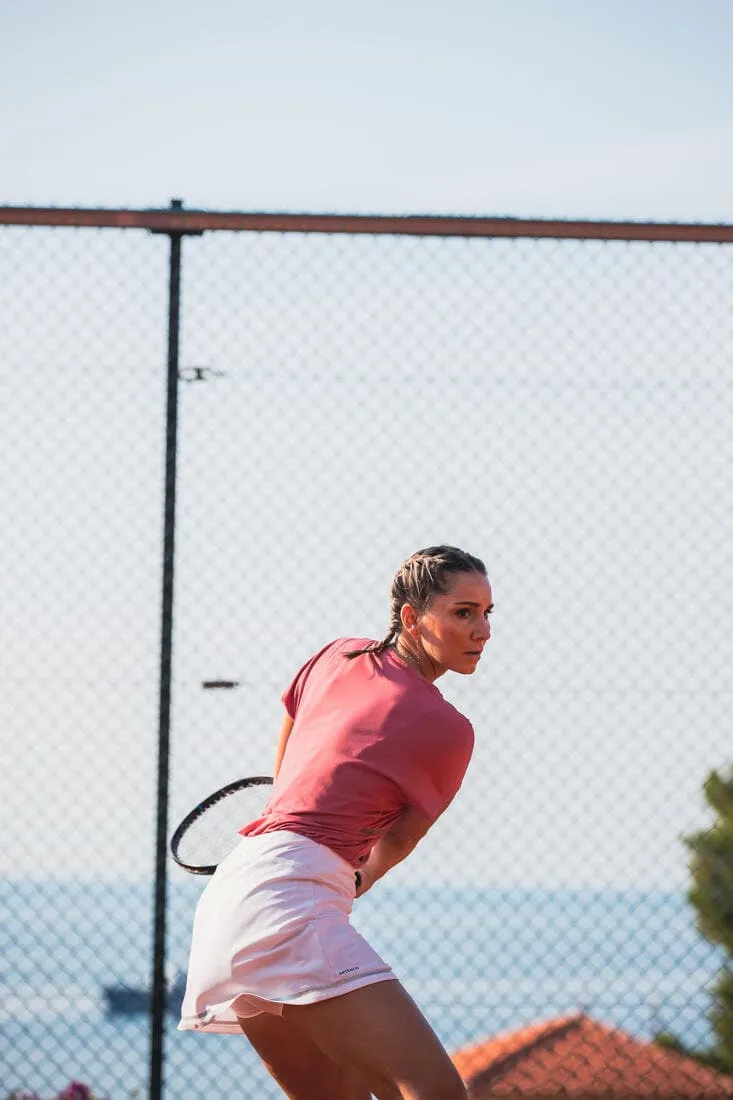 Jupe tennis dry soft femme - Dry 500 marine
