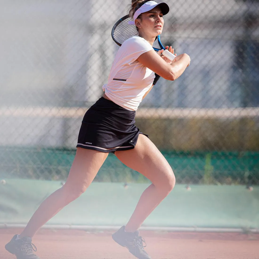 Jupe tennis dry soft femme - Dry 500 marine