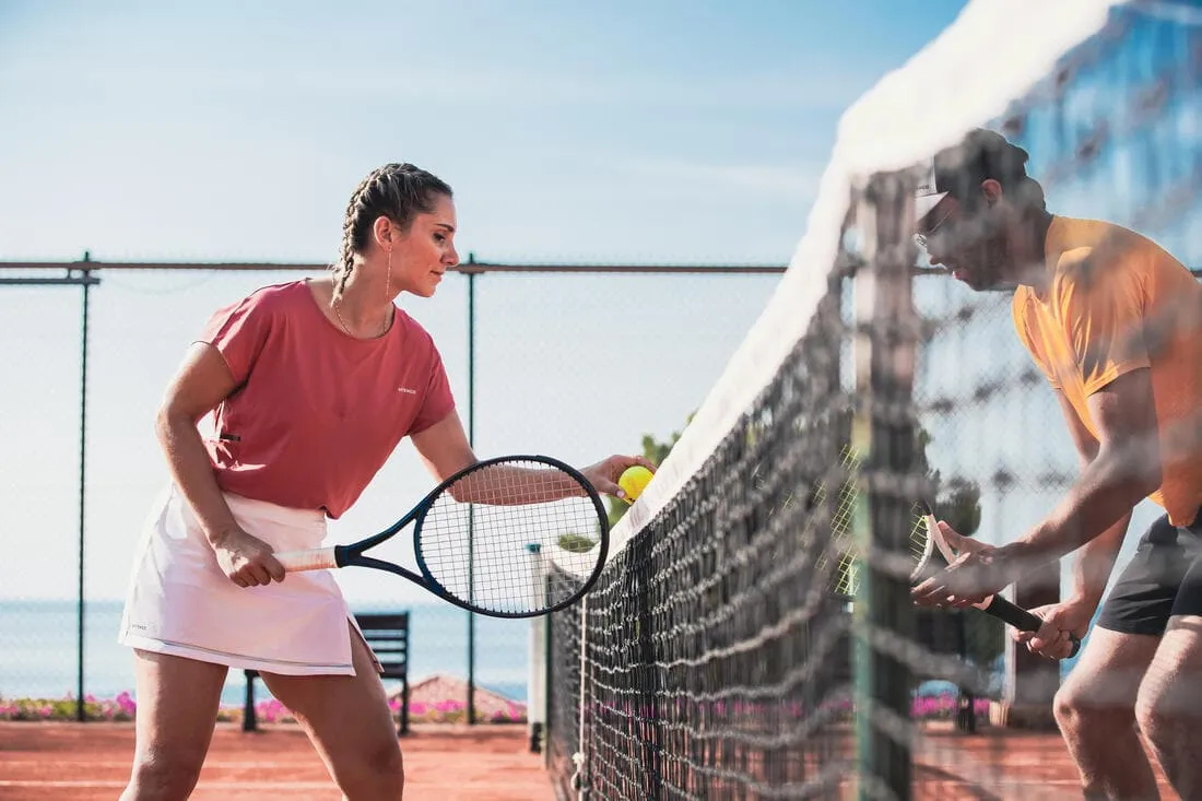 Jupe tennis dry soft femme - Dry 500 marine