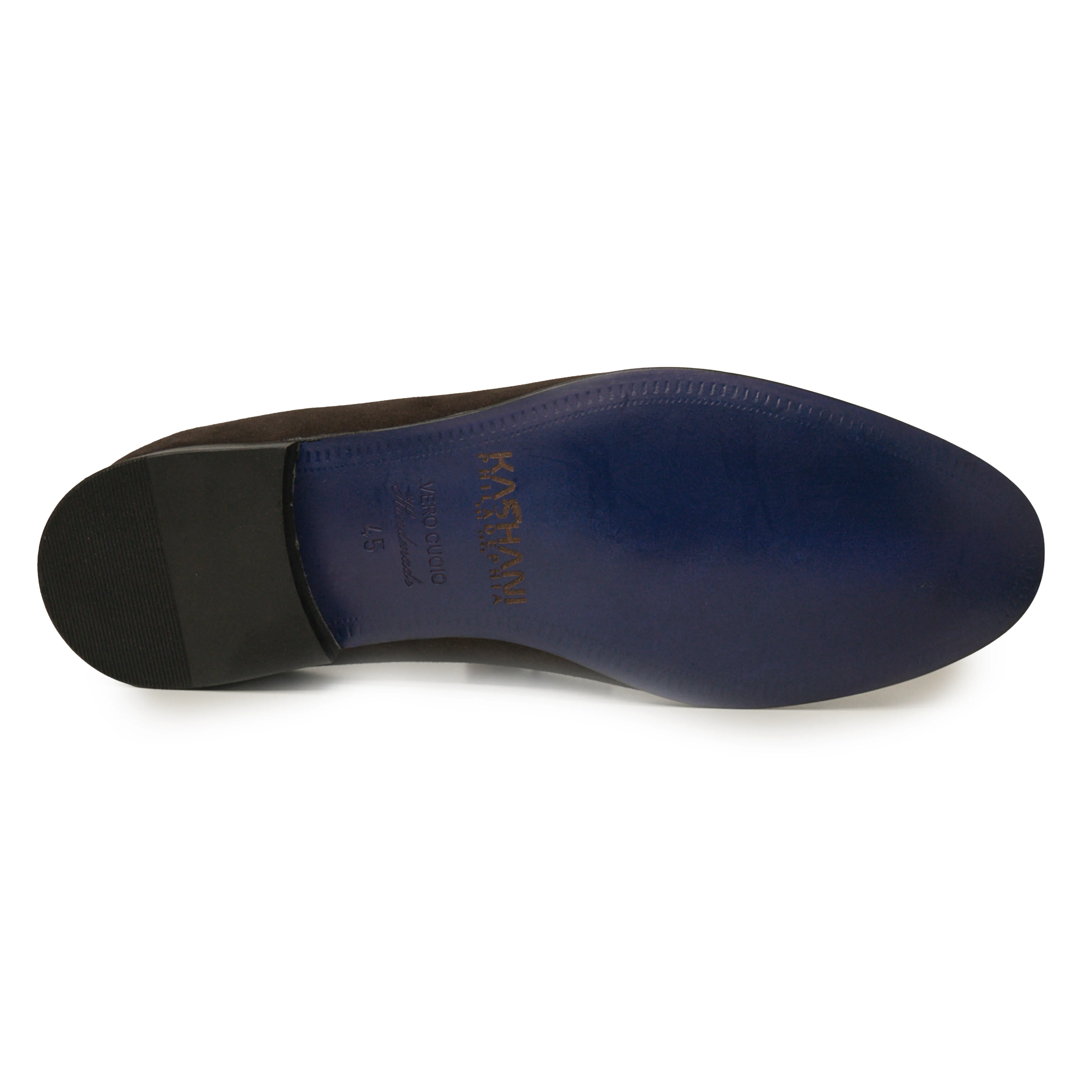 Kashani Black Calfskin Whole Cut Oxford Dress Shoes