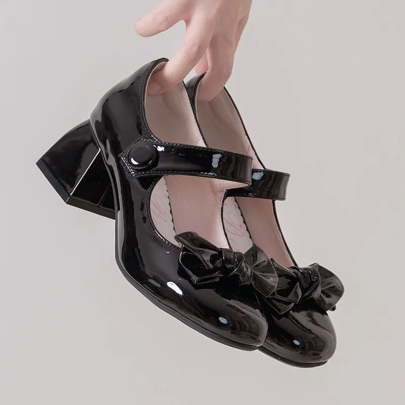 Kawaii Lolita Bow Shoes