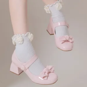 Kawaii Lolita Bow Shoes