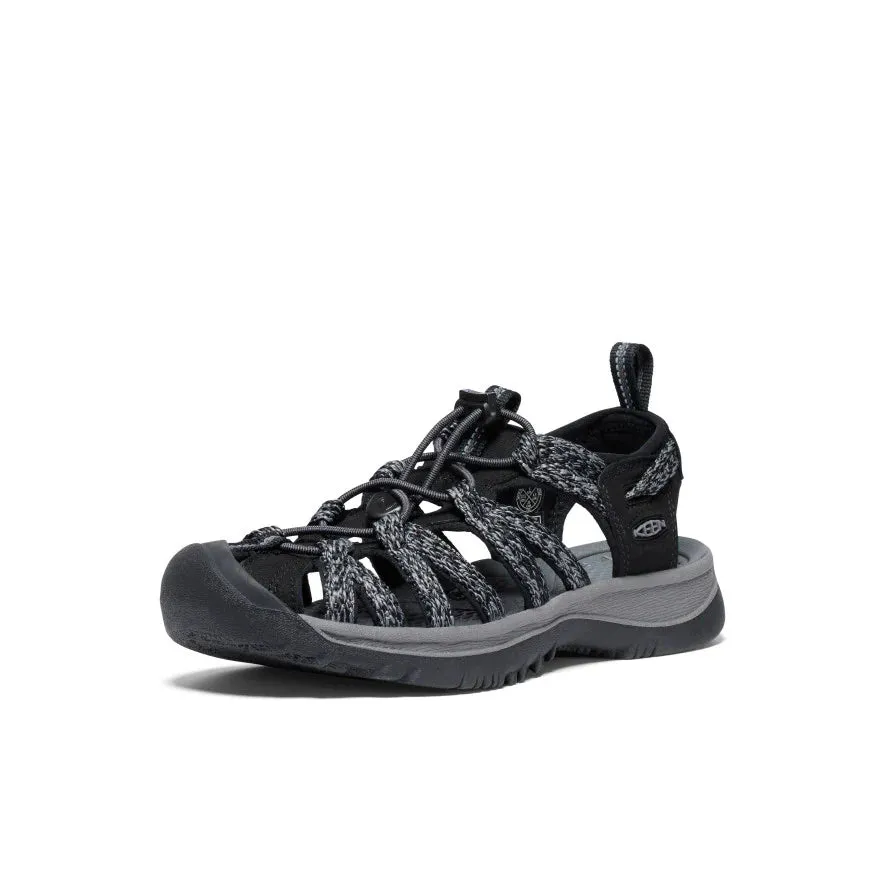 Keen Women's Whisper Sandal - Black/Steel Grey