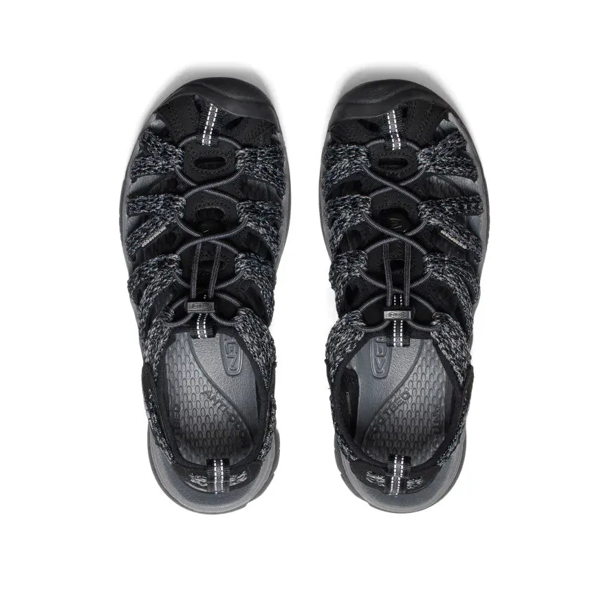 Keen Women's Whisper Sandal - Black/Steel Grey