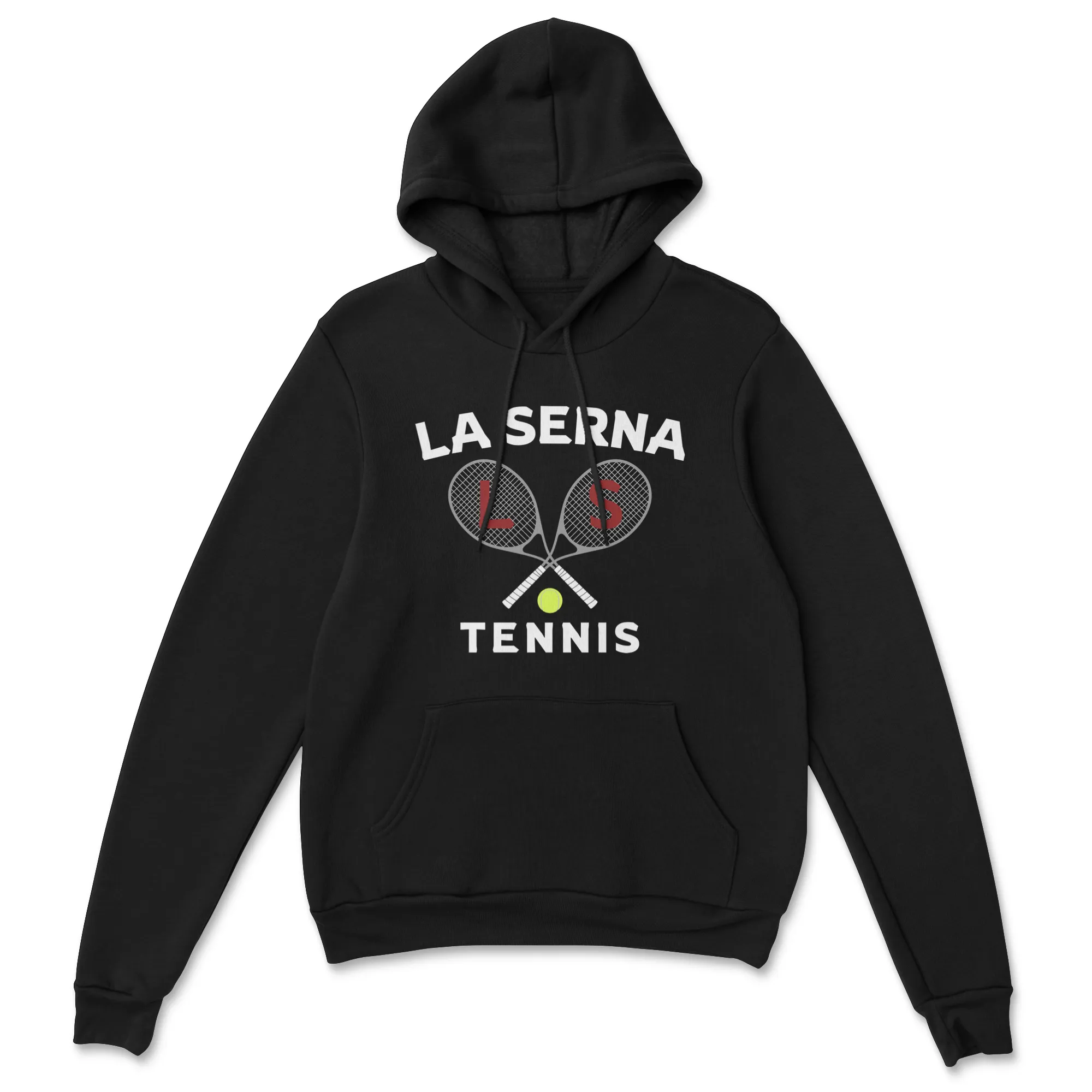 LA SERNA TENNIS BLACK HOODIE