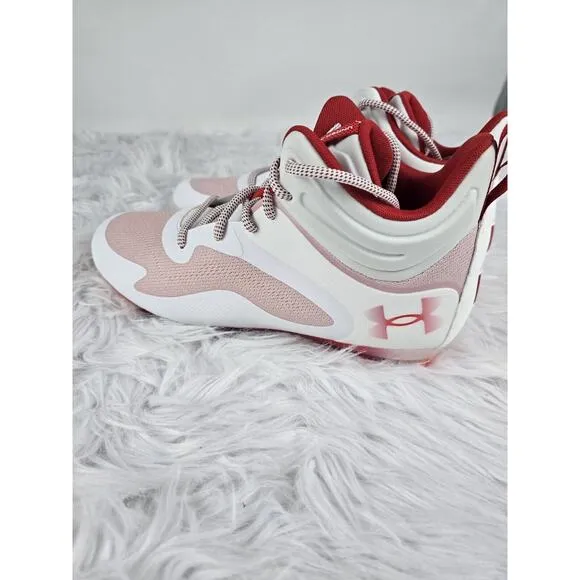 Lacrosse Cleats Under Armour UA Command MC Mid Red White Men's 11 New