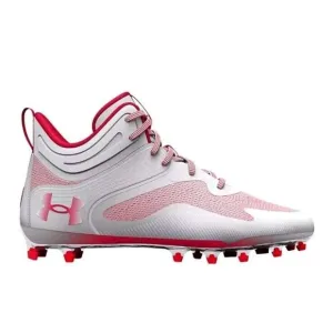 Lacrosse Cleats Under Armour UA Command MC Mid Red White Men's 11 New