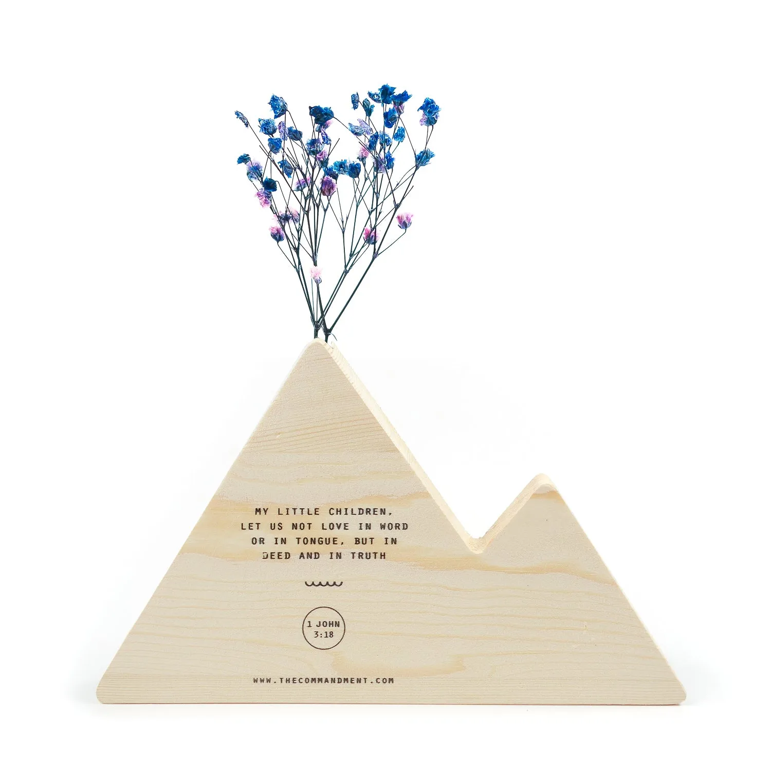 Love In Deed And Truth {Mountain Vase}