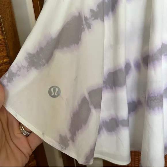 Lululemon Court Rival High-Rise Skirt *LongTransverse Lilac Multi size 10