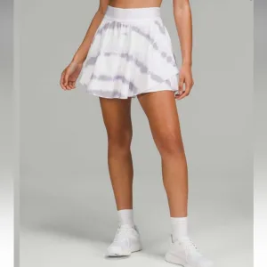 Lululemon Court Rival High-Rise Skirt *LongTransverse Lilac Multi size 10