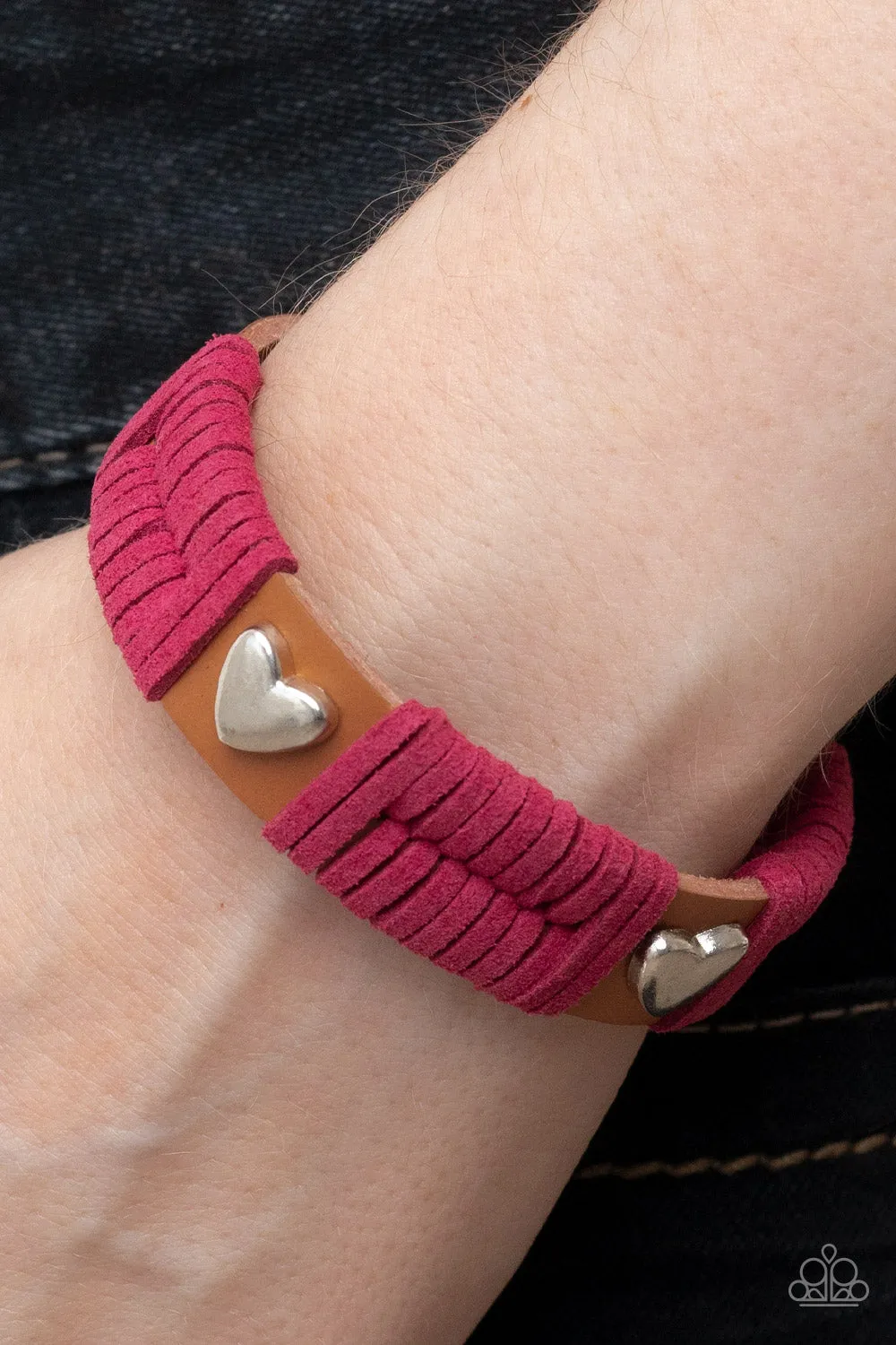 Lusting for Wanderlust - Pink Bracelet