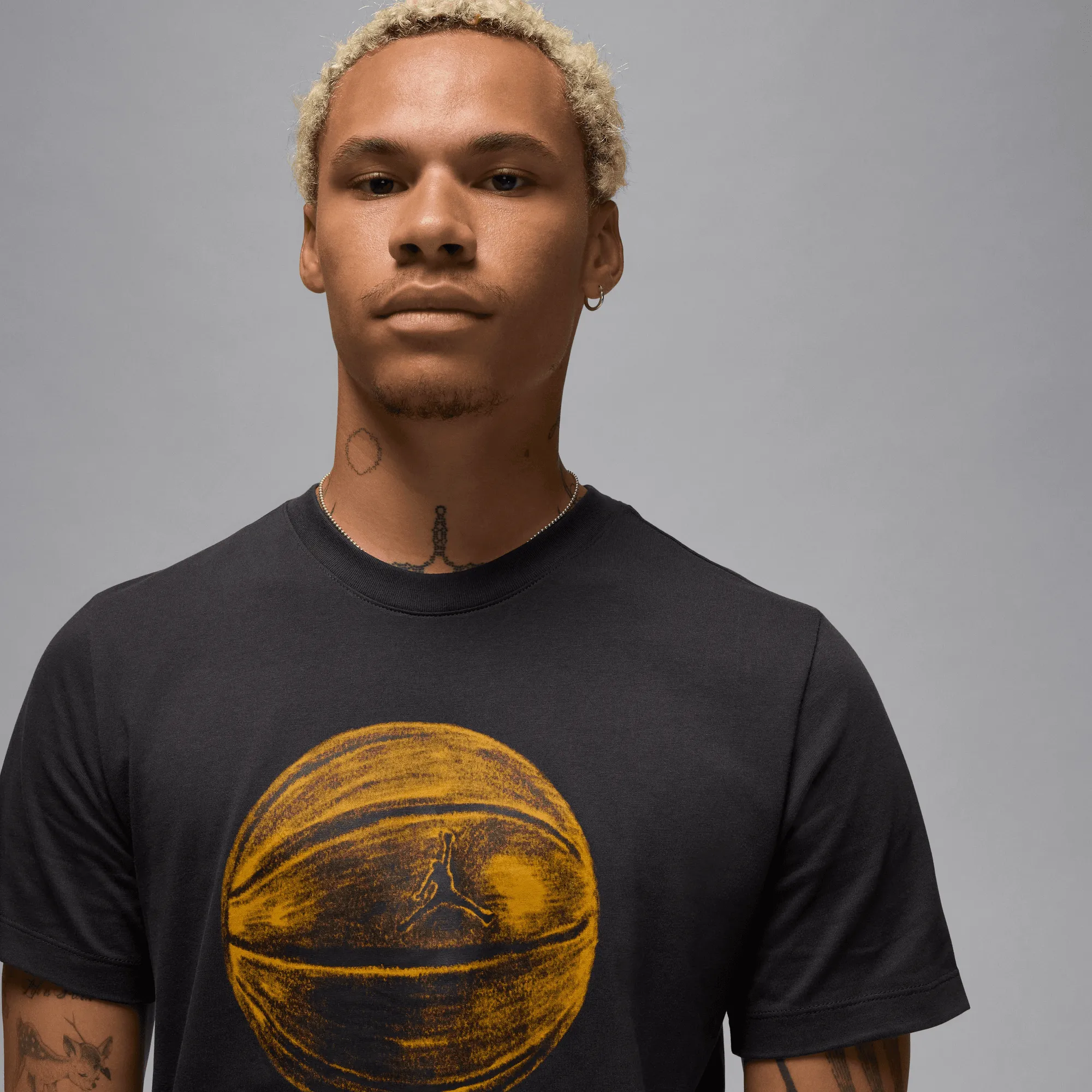 M J BRAND BBALL SS CREW RGN