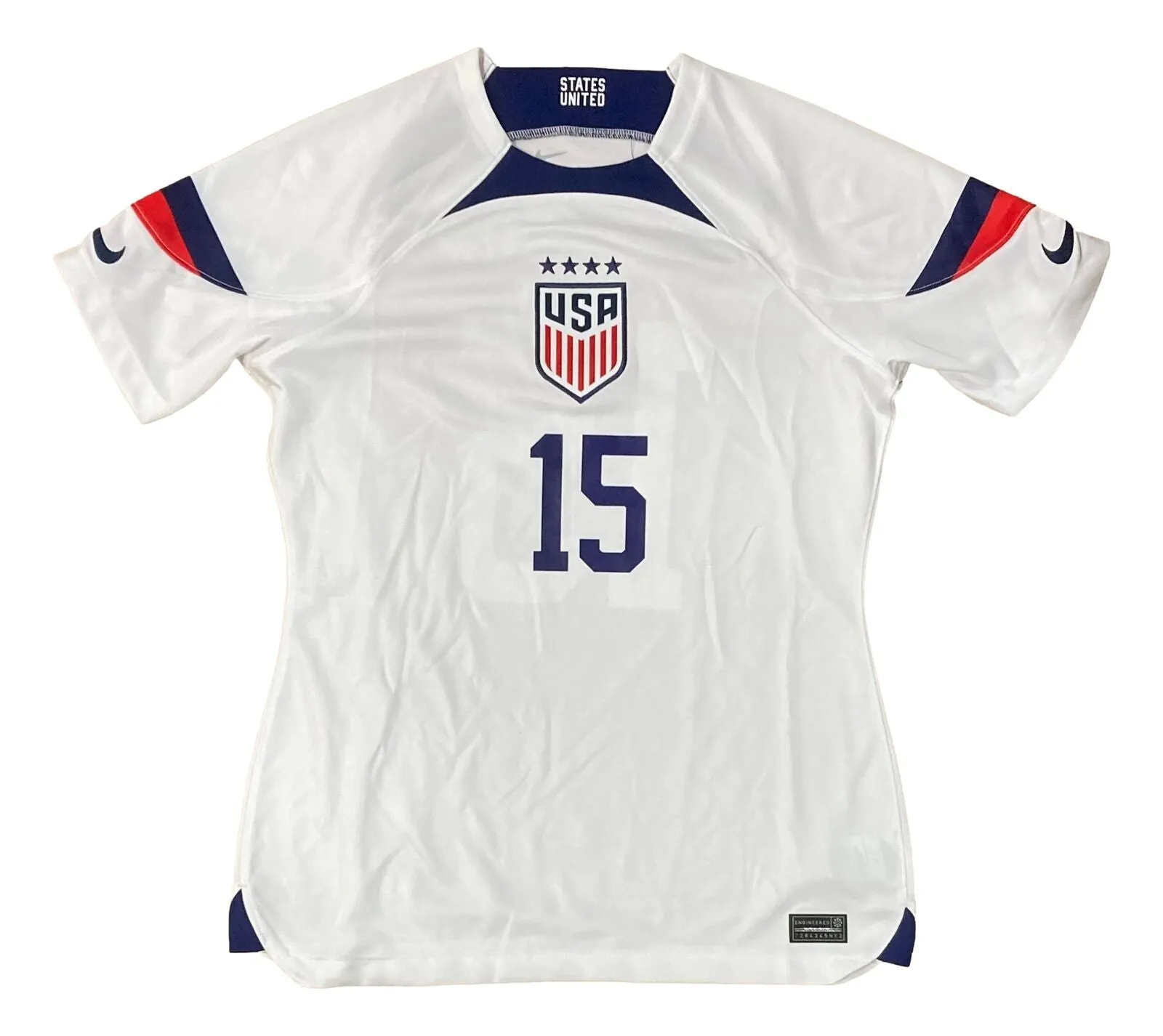 Megan Rapinoe Signed White Nike USA Women's Soccer Jersey BAS ITP