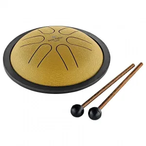 Meinl Sonic Energy 6" Mini Steel Tongue Drum, B Major, Gold