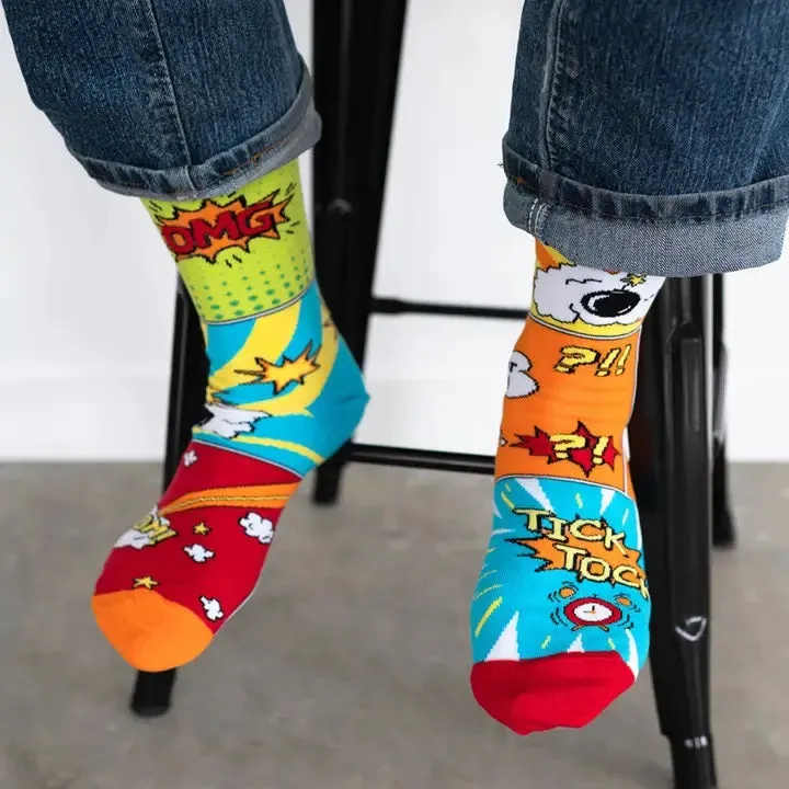 Men's Comic Book Socks