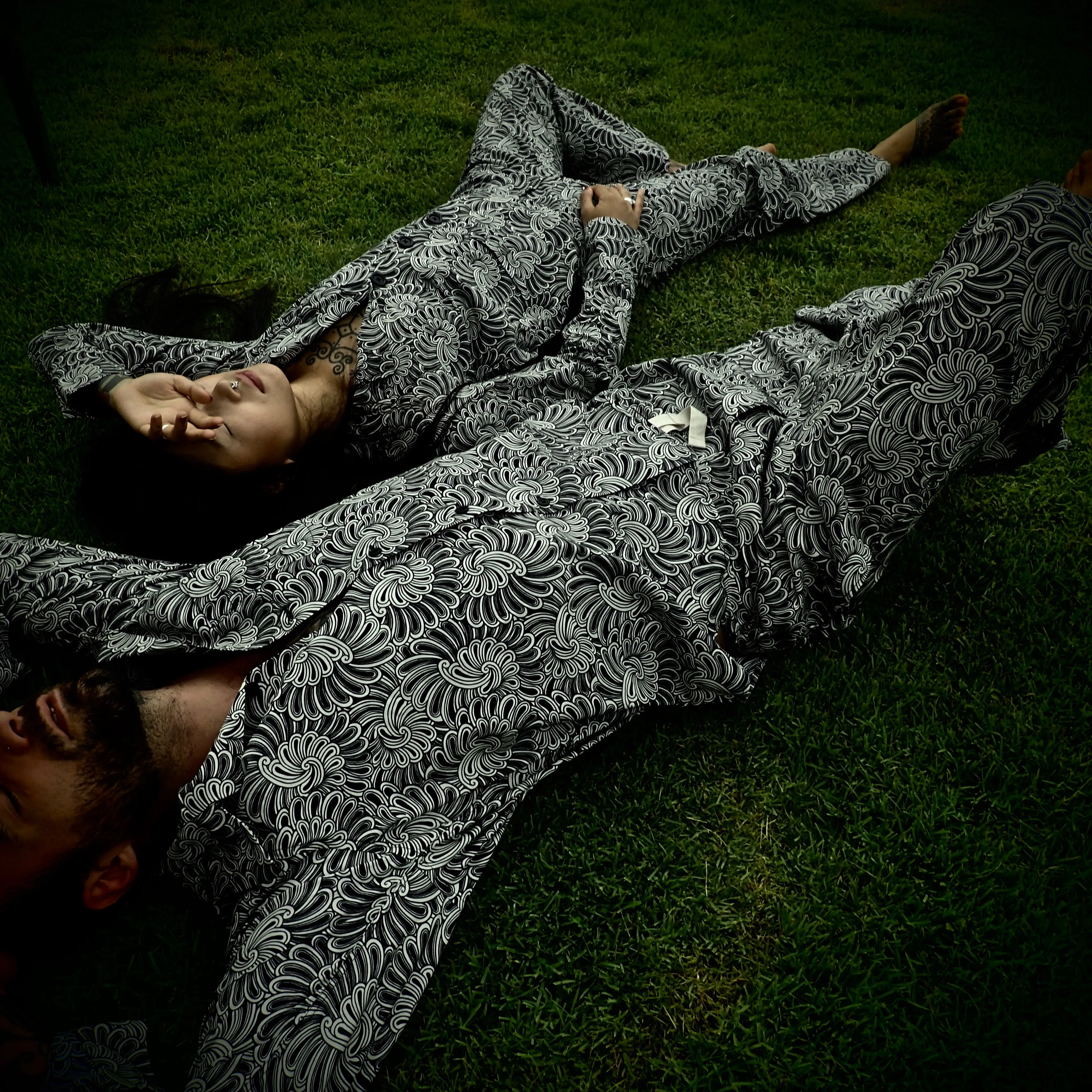 [MENS] GUY LE TATOOER X LOCO MOSQUITO "THE NEW SUN" TRIPPY TROUSERS