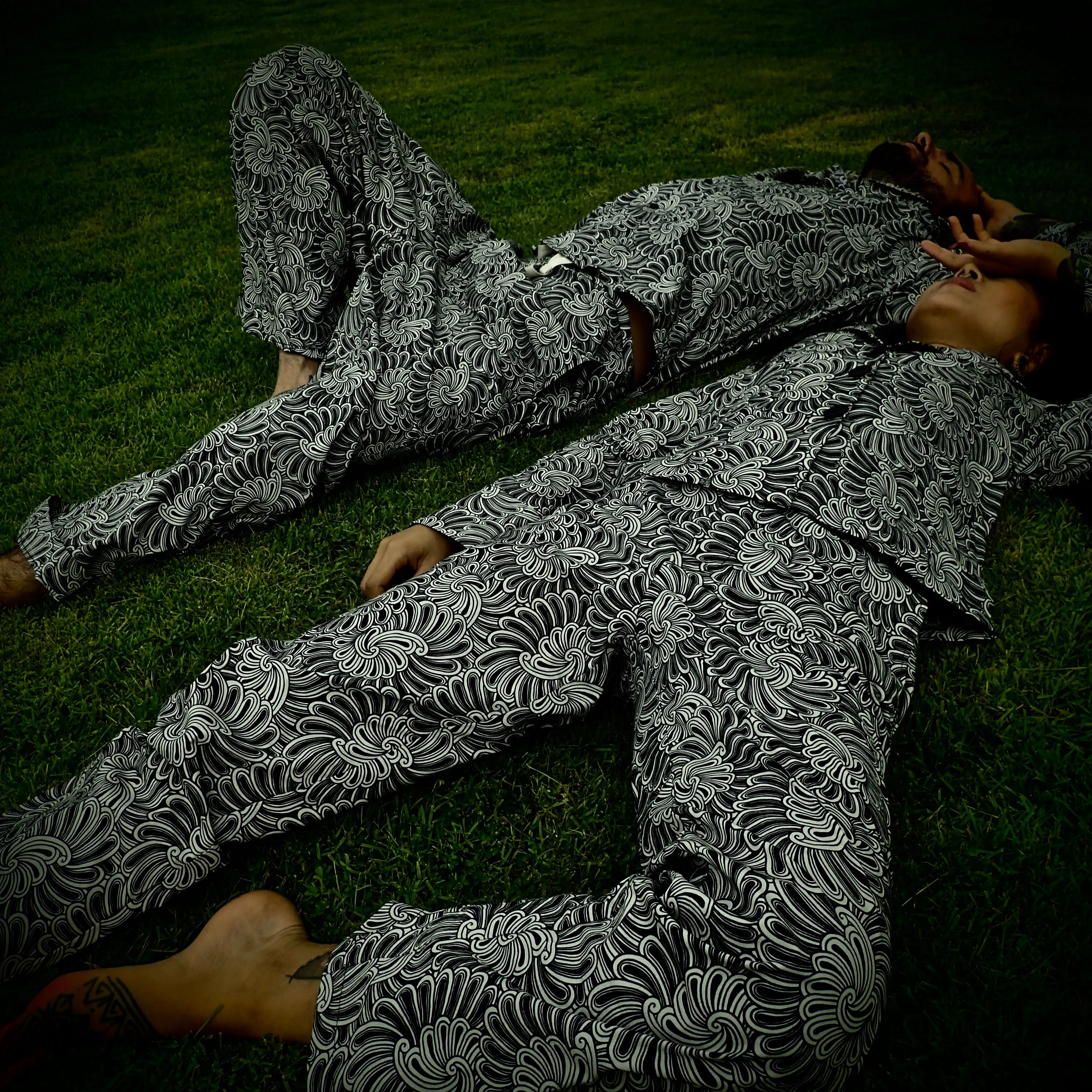 [MENS] GUY LE TATOOER X LOCO MOSQUITO "THE NEW SUN" TRIPPY TROUSERS