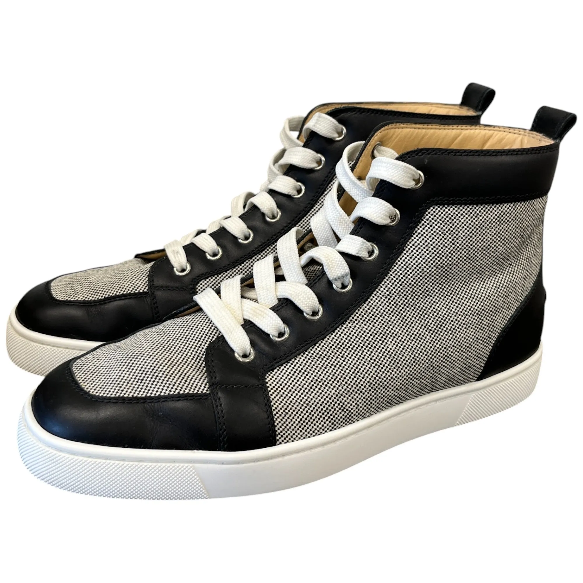 Men's Louis Rantus Calf High Trainers White Size EU 41.5 / UK 7.5