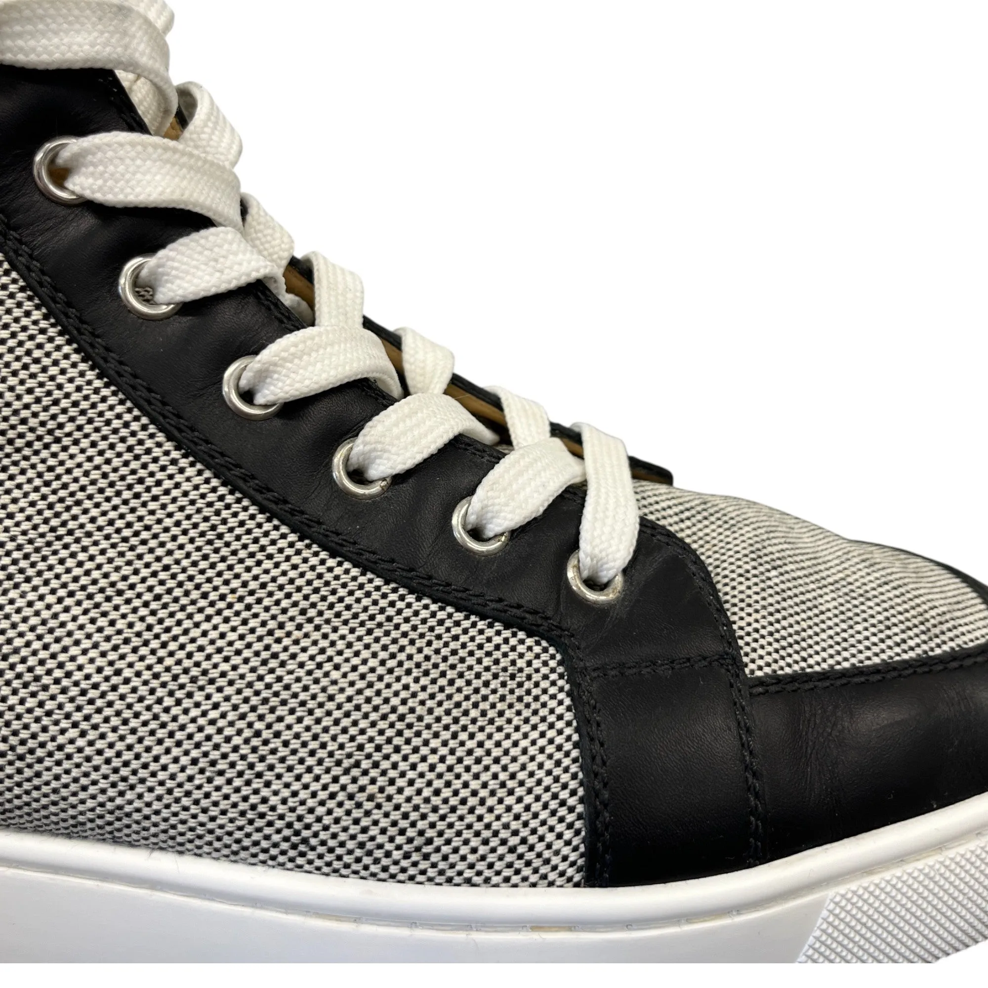 Men's Louis Rantus Calf High Trainers White Size EU 41.5 / UK 7.5