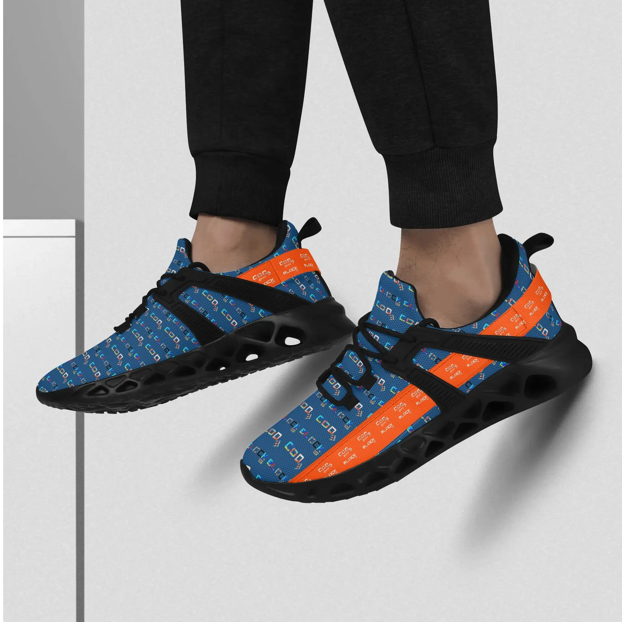 Mens MD Elastic Sport Sneakers Tennis Shoes