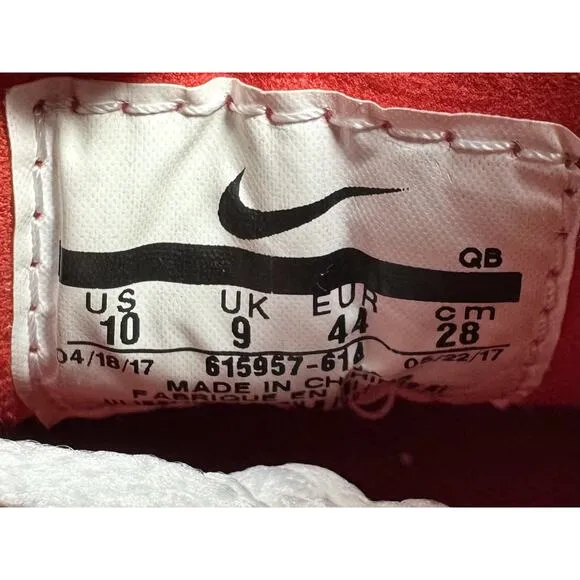 Mens Nike Zoom Sefan Janoski University Red/White Canvas Sneakers Sz 10 Athletic