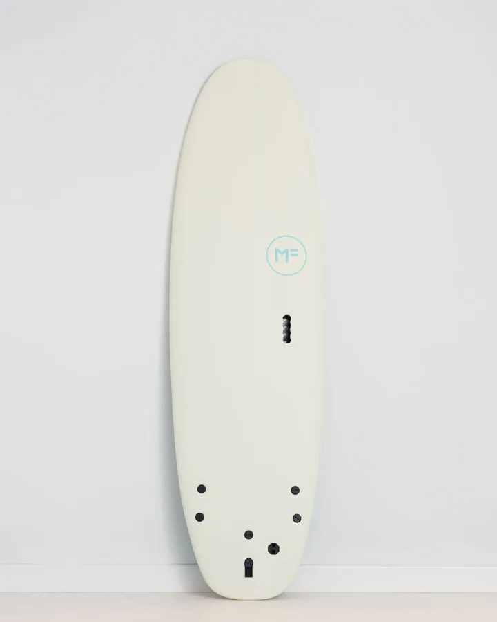 MICK FANNING Beastie Super Soft 6ft 6 softboard - White /Teal