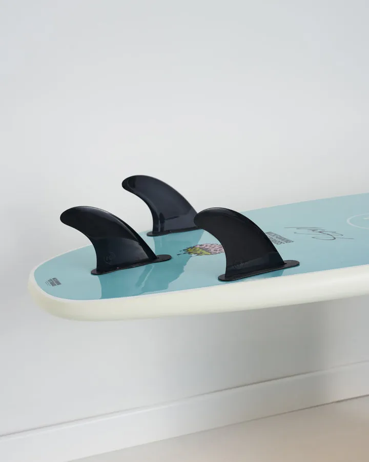 MICK FANNING Beastie Super Soft 6ft 6 softboard - White /Teal