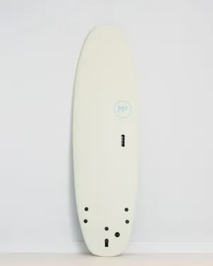 MICK FANNING Beastie Super Soft 6ft 6 softboard - White /Teal