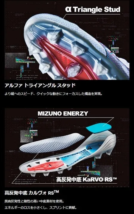 Mizuno Soccer Spikes Alpha α PRO MIZUNO P1GA246427