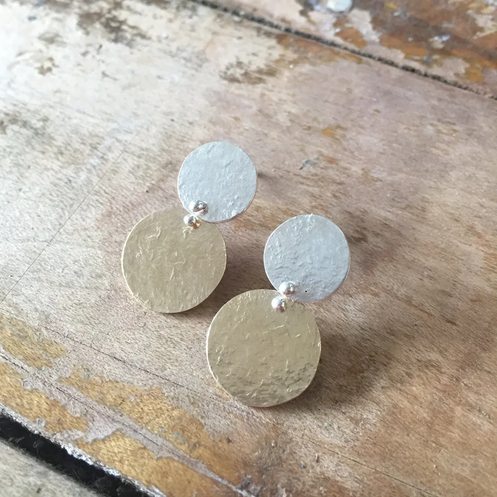 NEW! Button Up Stud Earrings by Shepherd's Run Jewelry