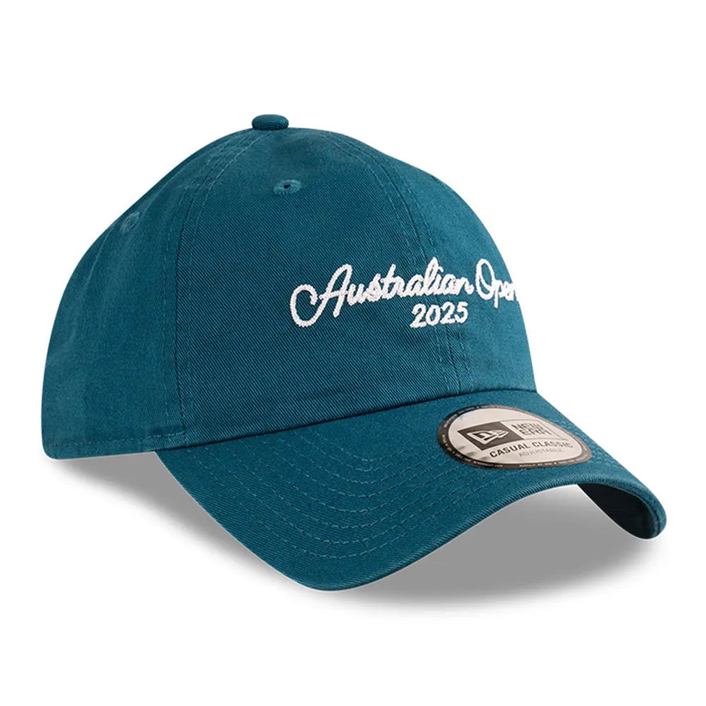 New Era Tennis Australian Open 2025 Wordmark Blue Casual Classic Adjustable Cap