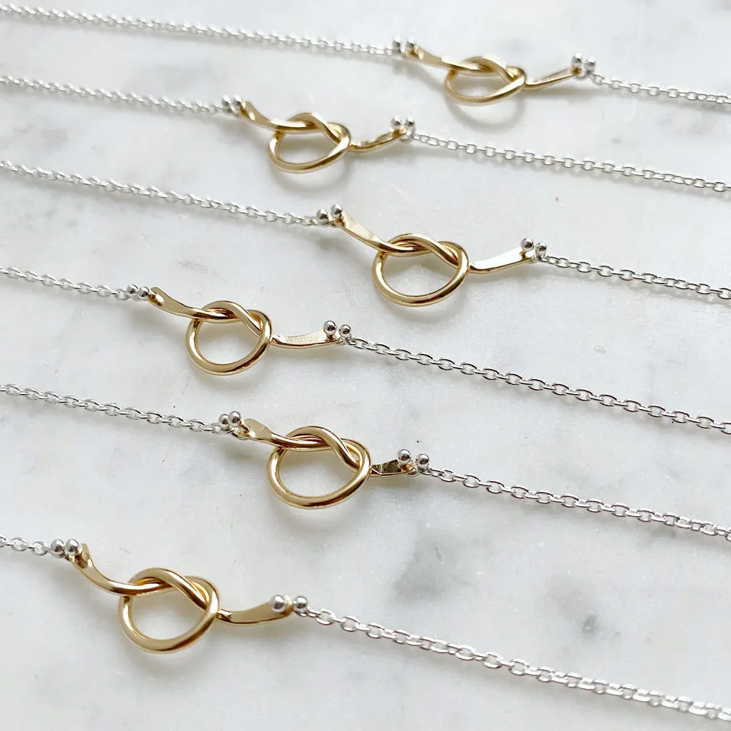 NEW! Loveknot Necklace by Shepherd's Run Jewelry