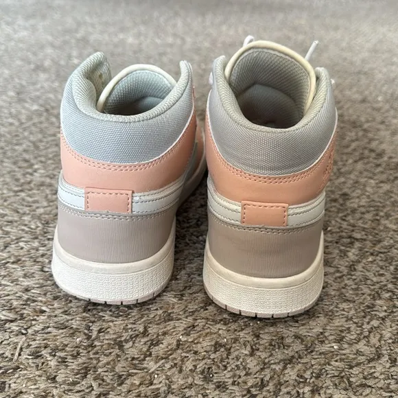 Nike Air Jordan 1 Mid Milan Tan Hi Tops
