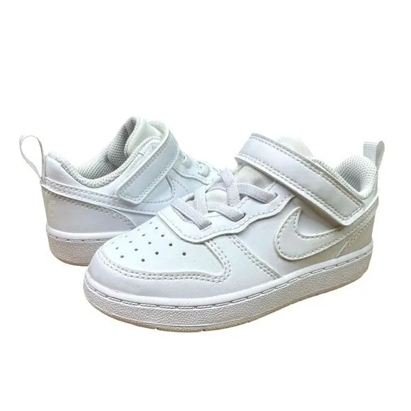 Nike Court Borough Low Recraft (Toddler) - Size 9C - White / White-White
