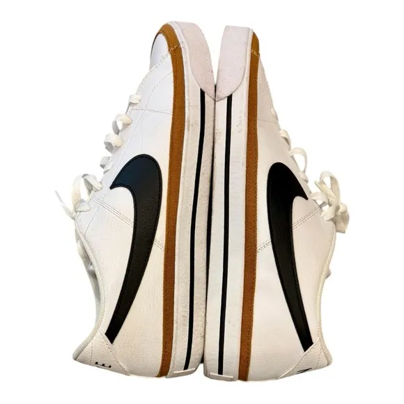 Nike Court Legacy NN White Black Desert Ochre Men Casual DH3162-100 Size 13