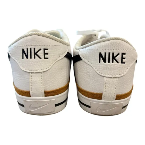 Nike Court Legacy NN White Black Desert Ochre Men Casual DH3162-100 Size 13