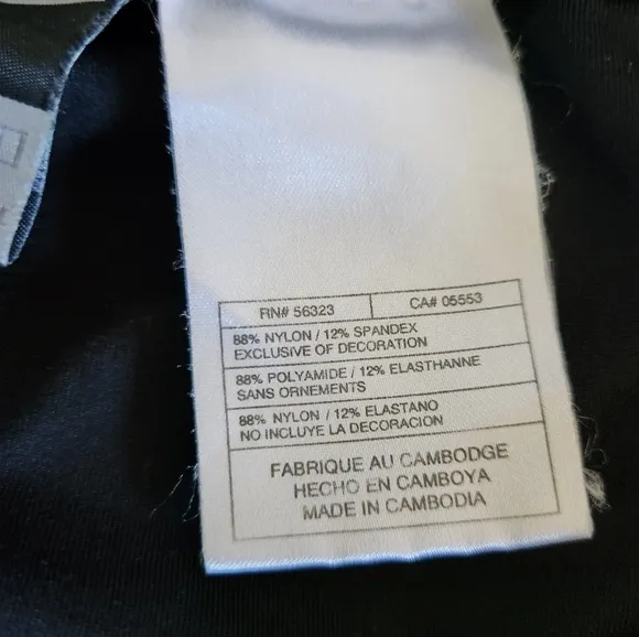 Nike Dri Fit Tennis Skirt Skort Black Embroidered Logo