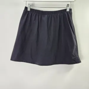 Nike Dri Fit Tennis Skirt Skort Black Embroidered Logo