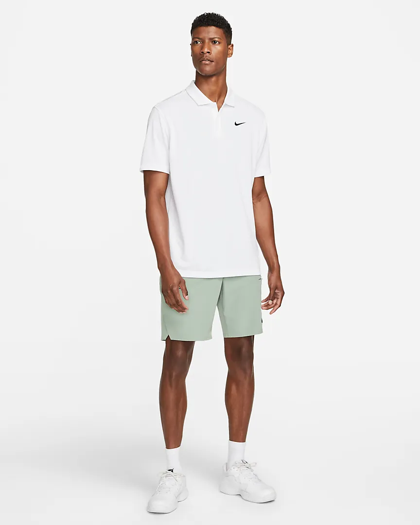 Nike Mens Dri-FIT Tennis Polo White